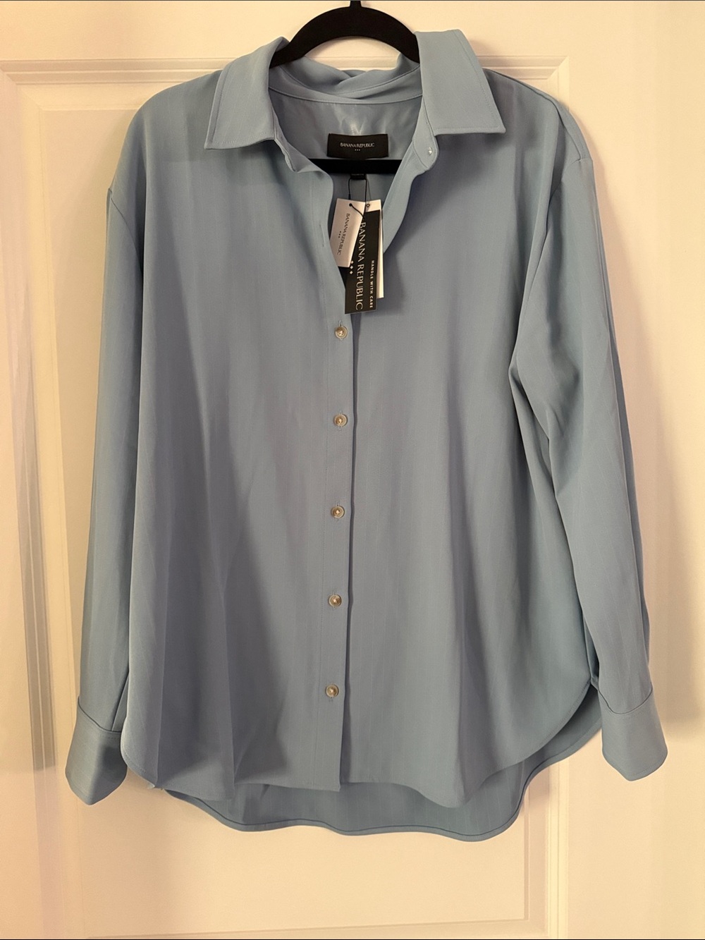 Banana Republic Women’s Sky Blue Button-Down Shirt